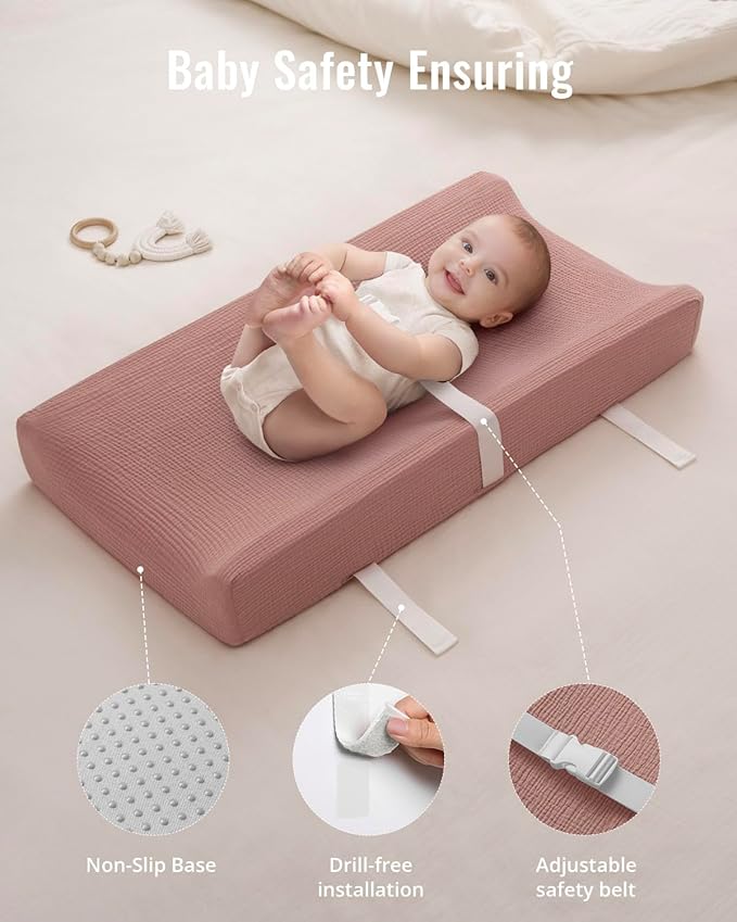 Blissful Diary Muslin Baby Changing Pad - Image 6