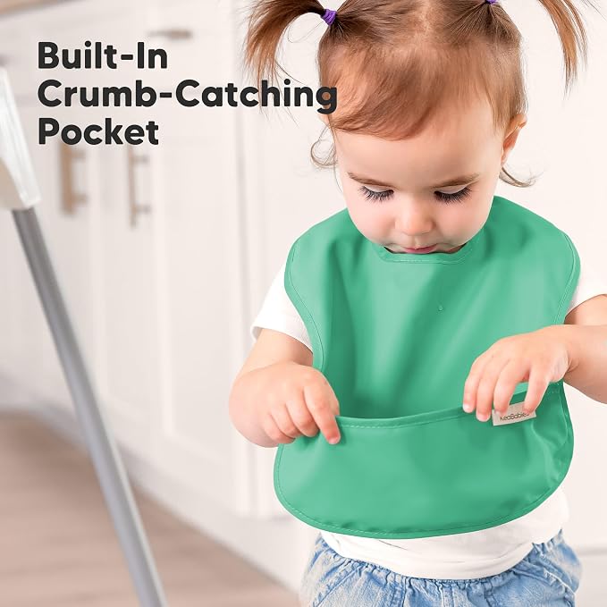 3-Pack Waterproof Baby Bibs for Eating - Image 5
