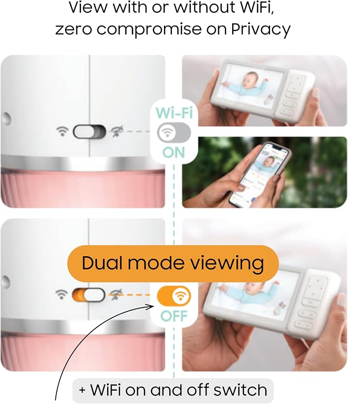 CHILLAX DM568 Video Baby Monitor – 2K QHD Baby Monitor - Image 3