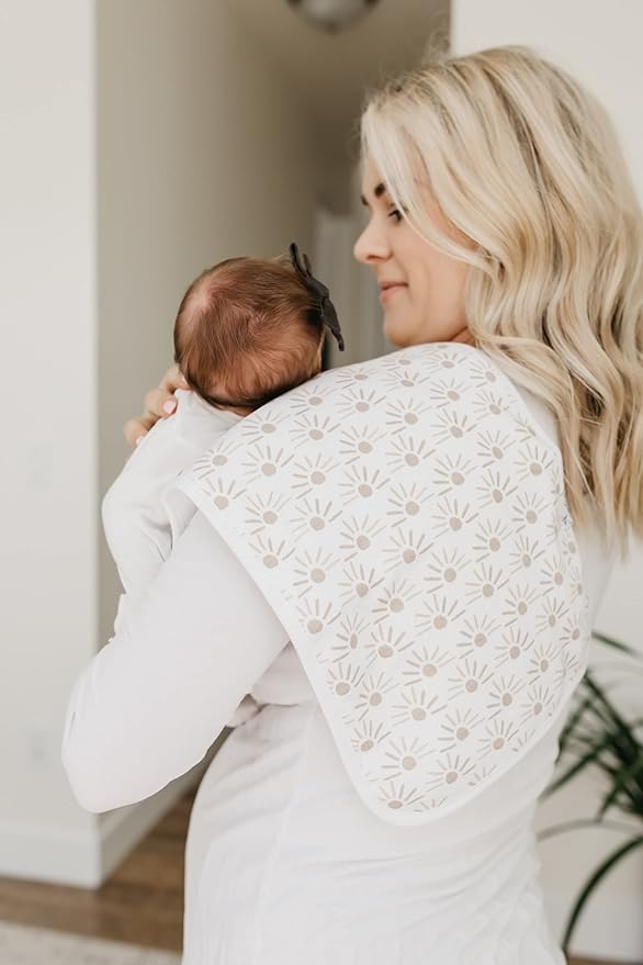 Copper Pearl Baby Burp Cloth Large 21''x10'' Size Premium Absorbent Triple - Image 5