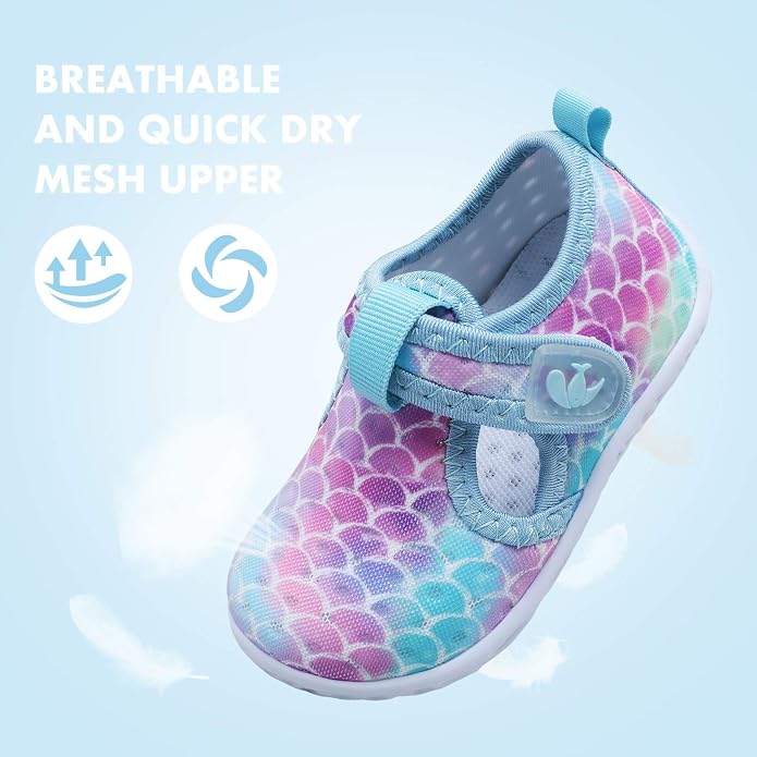 JOINFREE Baby Toddler Water Shoes Boys Girls Sandals Barefoot Kids Breathable - Image 3