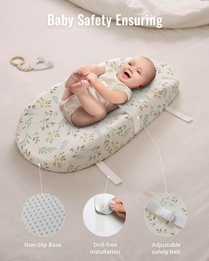 Blissful Diary Muslin Baby Changing Pad - Image 7