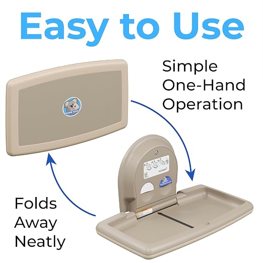Koala Kare Surface-Mounted Horizontal Baby Changing Station, Model KB300-00 - Image 5