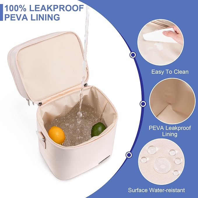 Breastmilk Cooler Bag with Ice Pack Fits 6 Baby Bottles Up to 9 Ounce - Image 3