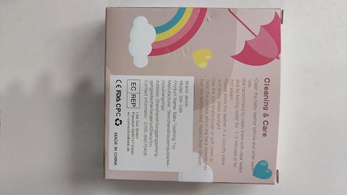akolik Teething Toys for Babies, Baby Teethers Toy Teething Ring Silicone - Image 8
