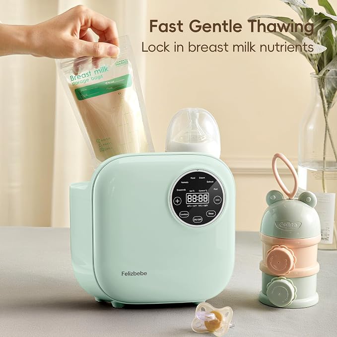 Baby Bottle Warmer, Felizbebe 10-in-1 Double Bottle Warmer - Image 6