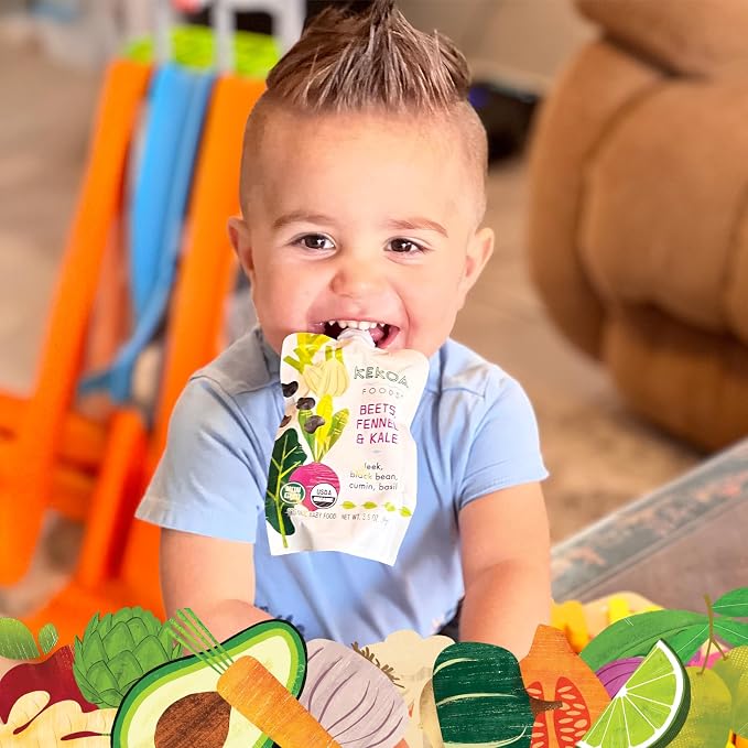 Kekoa Foods Beets, Fennel & Kale Baby Food Purée | 100% USDA Certified-Organic - Image 5
