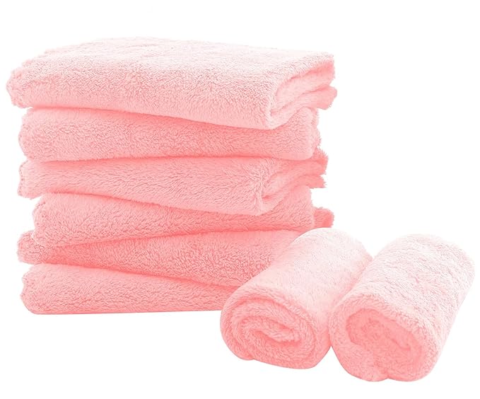 8 Pack Large Burp Cloths for Baby by Spotted+Play