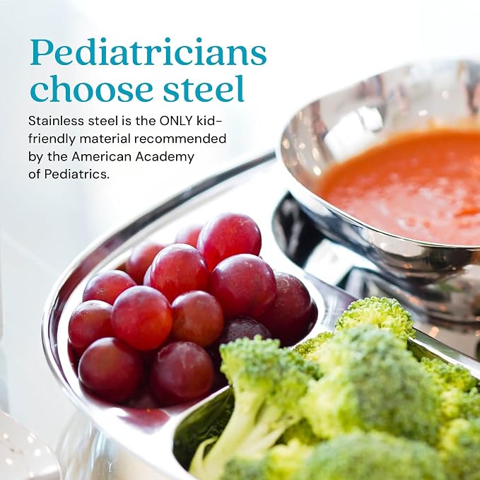 Ahimsa Stainless Steel Bowls for Kids | Non Toxic, Pediatrician Designed - Image 8