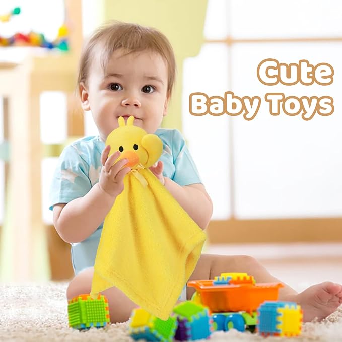 Pro Goleem Duck Security Blanket Soft Yellow Baby Lovey Unisex Lovie Baby Gifts - Image 4