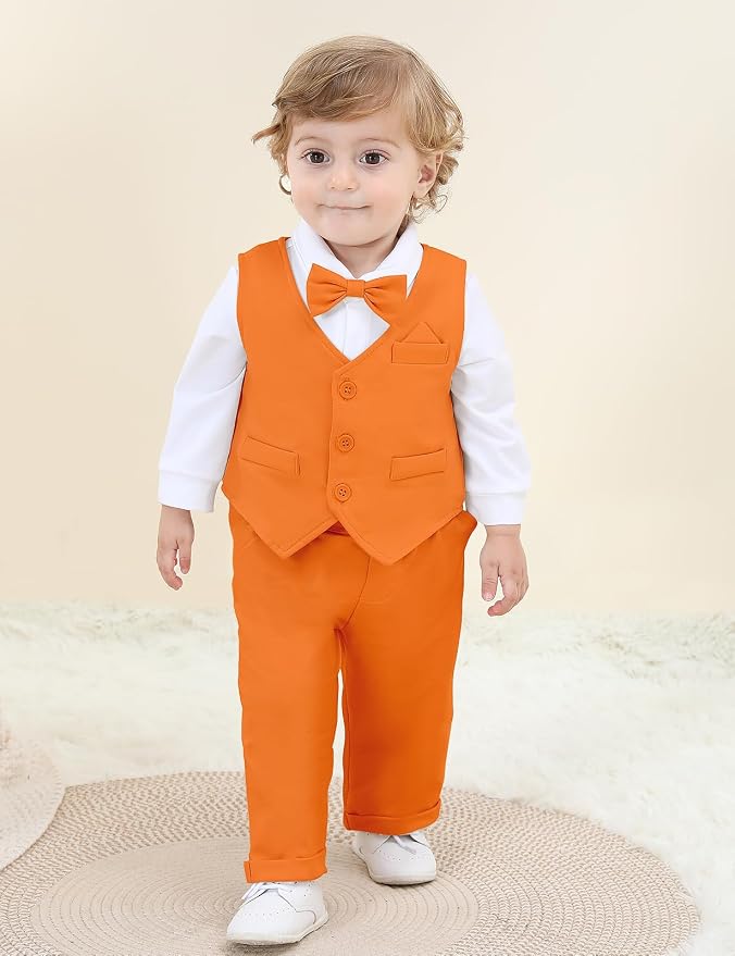 A&J DESIGN Baby Boy Suits Clothes Infant Toddler Formal Gentleman Outfits - Image 2
