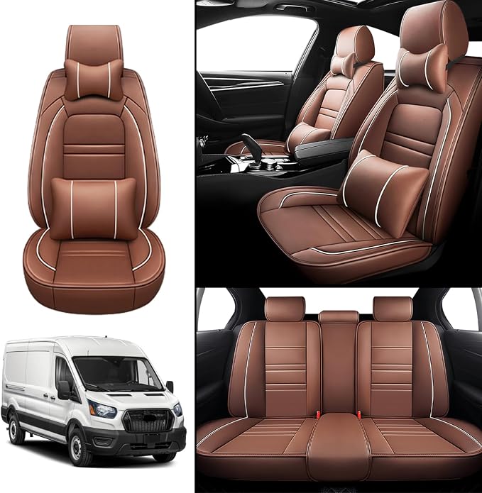 Car Seat Covers for Ford Transit 2014-2024 | 5-Seats Seat Covers, Waterproof - Image 2