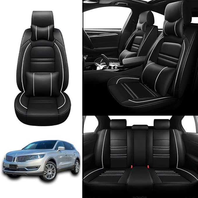 Car Seat Covers for Lincoln mkx 2007-2018 | 5-Seats Seat Covers, Waterproof - Image 2