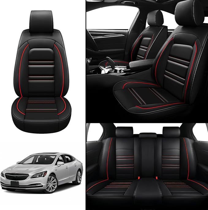 Seat Covers for Buick Lacrosse 2005-2019 | 5-Seats Leather Seat Covers - Image 2