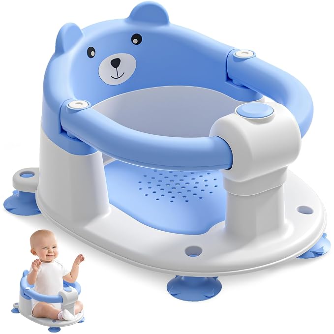Baby Bath Seat for Babies 6 Months & up, Non-Slip Toddler Bath Seats for Babies by Unknown