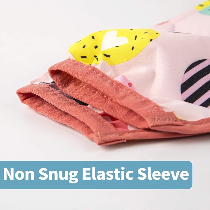 Long Sleeve Bibs For Babies 6-24 Months Full Coverage Shirt Bib for Baby Boys - Image 5