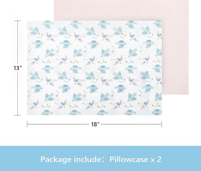 TILLYOU Toddler Pillowcase 2 Pack - Image 2