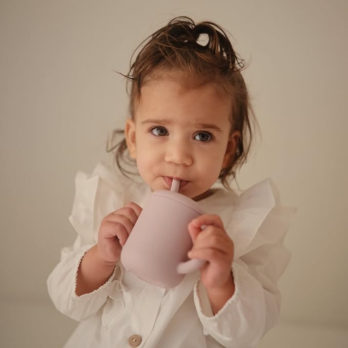 mushie 100% Silicone Training Cup & Straw - Image 3