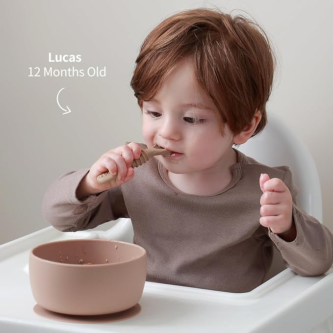 SAMiGO Silicone Baby Bowl and Spoon Set - Image 5