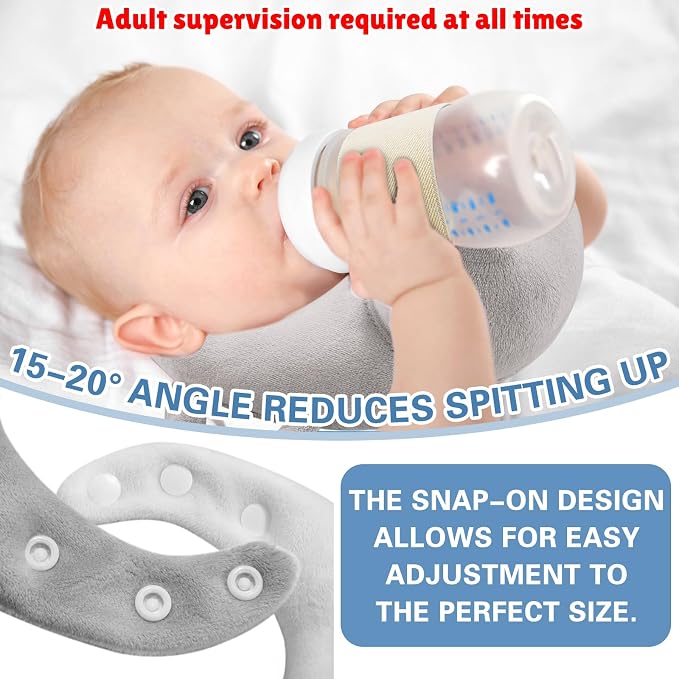 2 Pack Bottle Holder Pillow, Feeding Support Pillow - Image 5