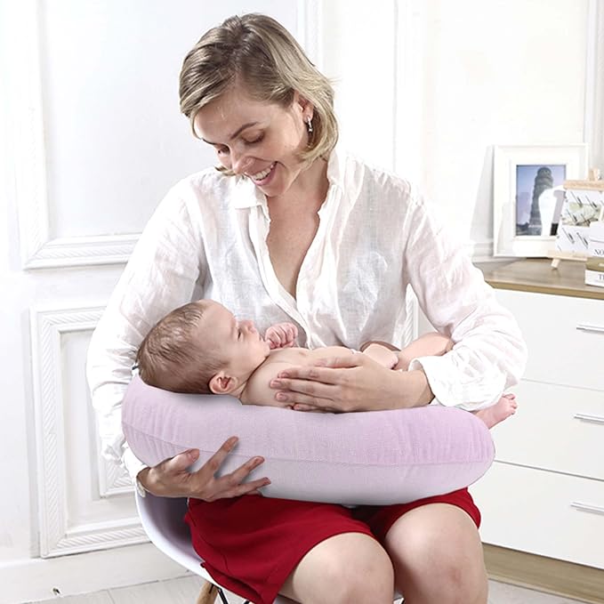 LAT Waterproof Nursing Pillow for Breastfeeding, Waterproof Removable Cover - Image 9