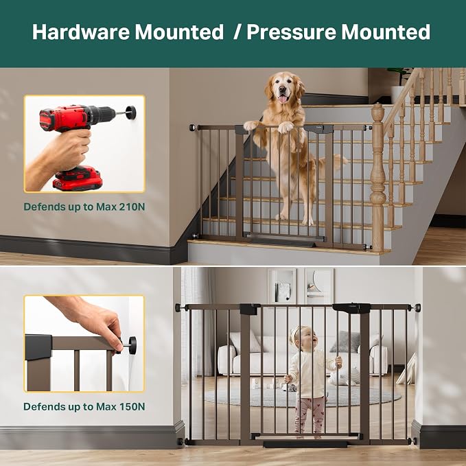 Cumbor 29.7"–51.5" Extra Wide Baby Gate - Image 6
