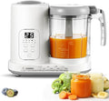 Baby Food Maker Pro Steamer Blender: 4 in 1 Auto Steam Blend and Puree Maker by AMZBABYCHEF
