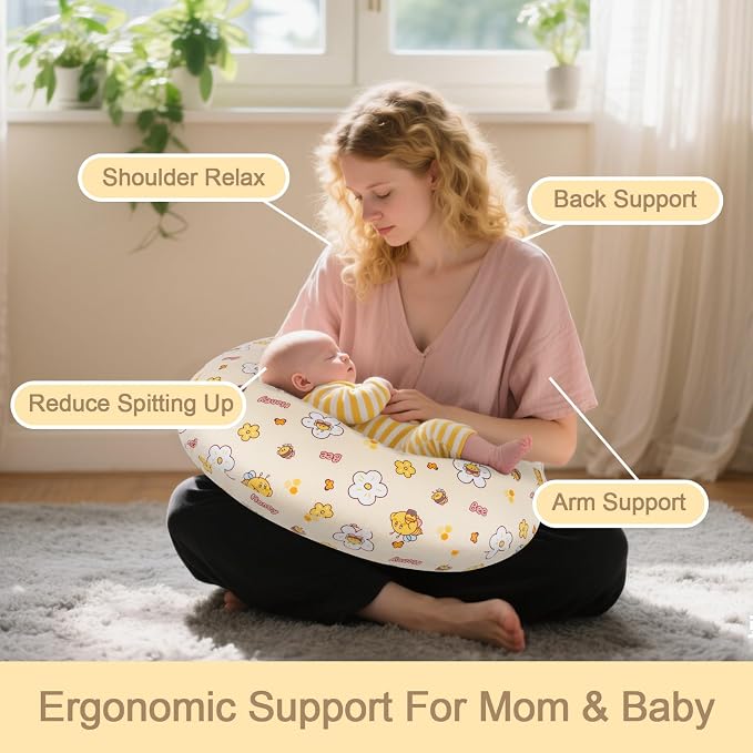 Baby Nursing Pillow for Breastfeeding, Adjustable Breast Feeding Pillow for - Image 3