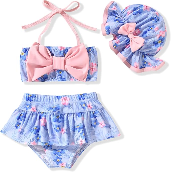 Aalizzwell Baby Girl 2-Piece Bikini Swimsuit by Aalizzwell