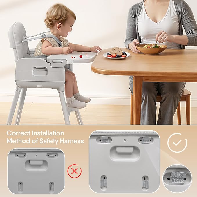 3-in-1 Portable Baby High Chair - Image 7