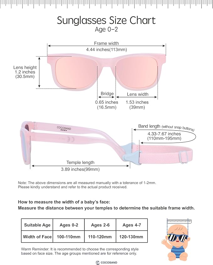 COCOSAND Flexible Baby Sunglasses - Image 5