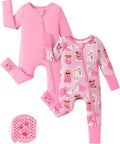 PATPAT Baby Footie Romper with Mittens by PATPAT