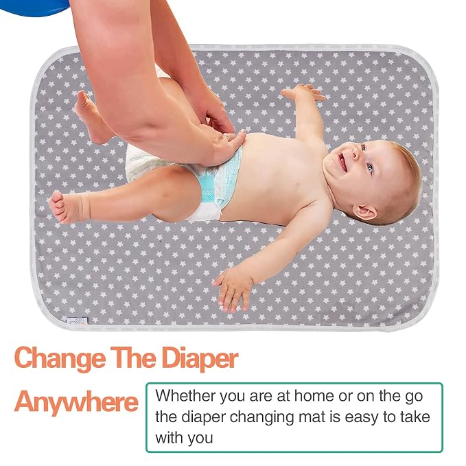 Baby Diaper Changing Pad, 21 5/8" x 31.5" Waterproof Changing Pad Liners - Image 6