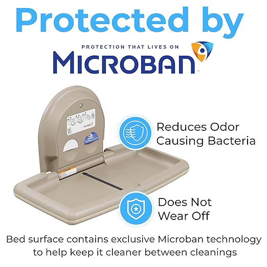 Koala Kare Surface-Mounted Horizontal Baby Changing Station, Model KB300-00 - Image 3