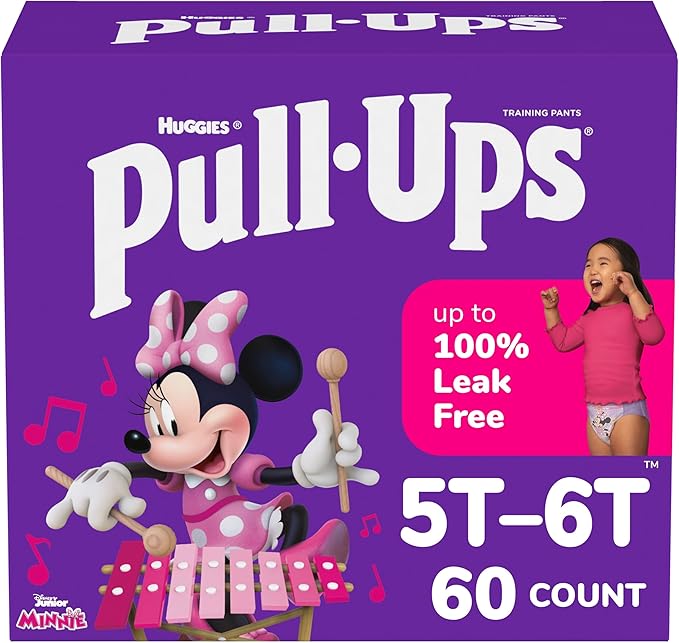 Pull-Ups Girls' Potty Training Pants, Size 5T-6T Training Underwear by Pull-Ups