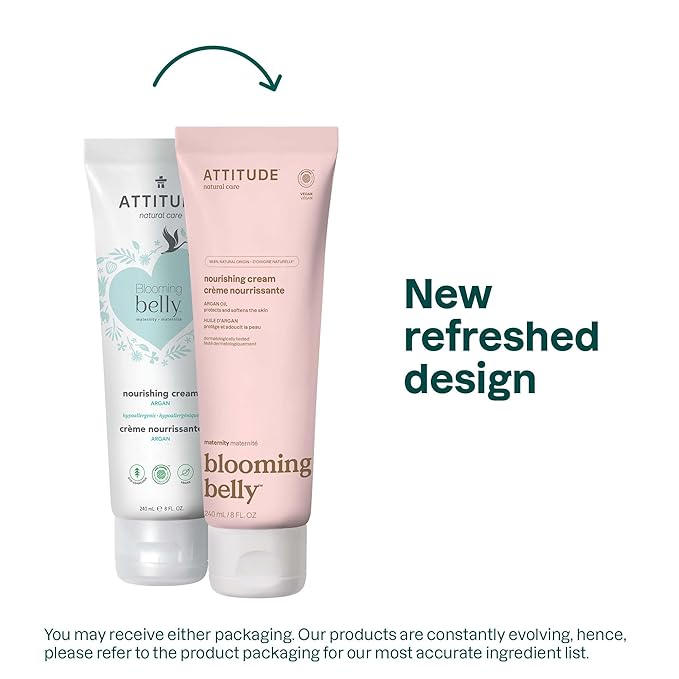 ATTITUDE Pregnancy Nourishing Body Cream, EWG Verified, Dermatologically Tested - Image 2