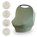mushie Baby Car Seat Canopy Cover | Breathable & Stretchy Multi Use Cover by mushie