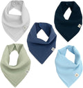Kishu Baby Indi Organic Baby Bandana Bibs – Fairtrade 4-Way Reversible Drool by KishuBaby