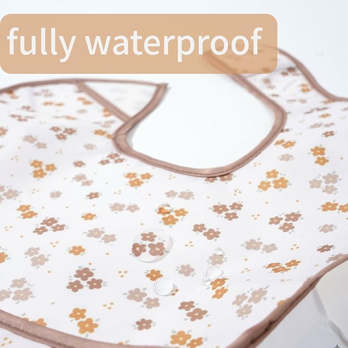 3-Pack Waterproof Baby Bibs for Eating - Image 7