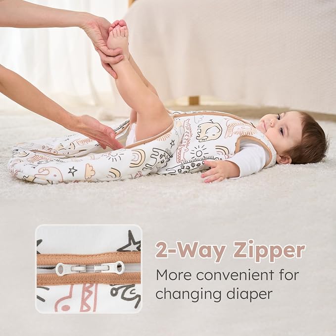 Yoofoss Baby Sleep Sack 12-18 Months, TOG 2.5 Baby Wearable Blanket - Image 3
