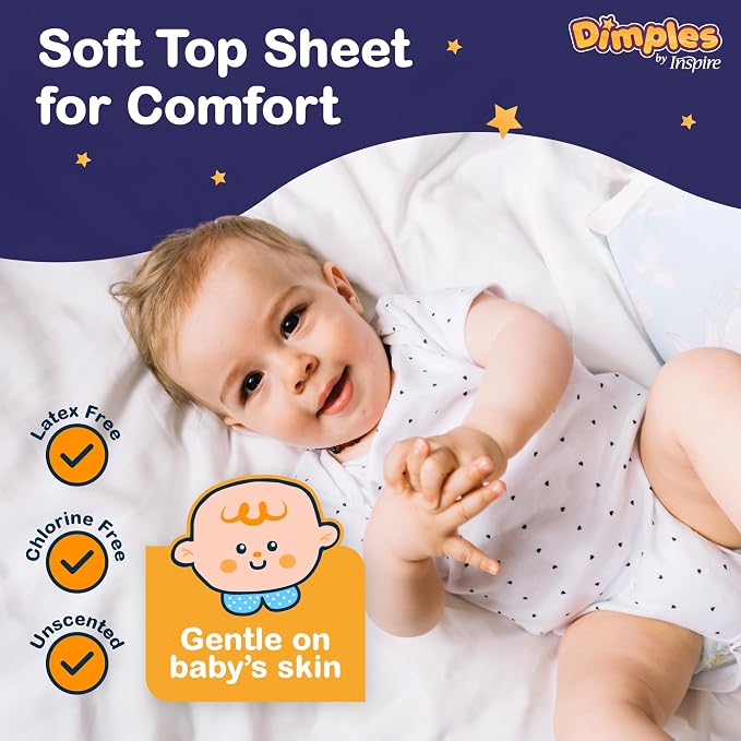 Dimples Booster Pads, Baby Diaper Doubler Inserts - Image 7