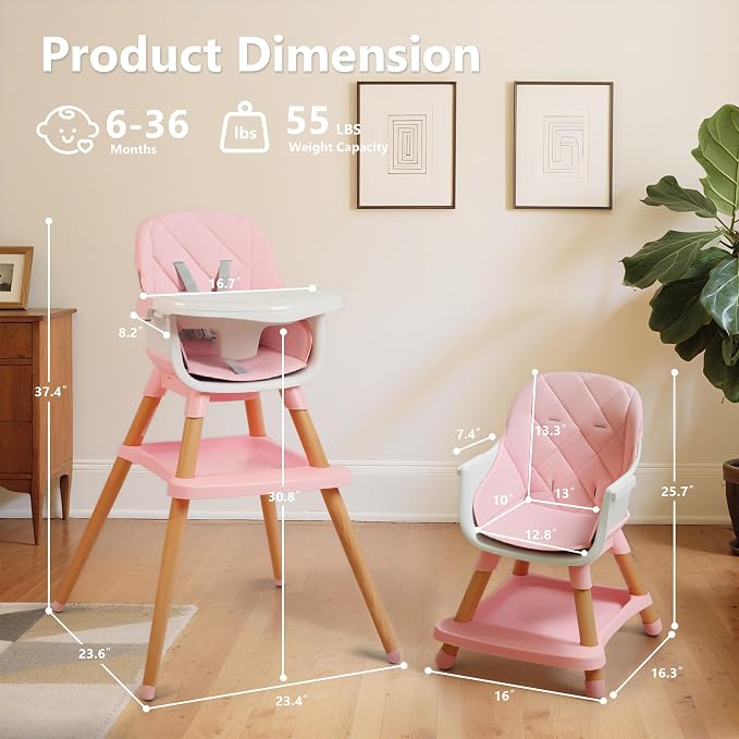 Kinder King 7 in 1 Baby High Chair - Image 7