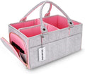 Baby Diaper Caddy Organizer for Girl Boy Large Nursery Storage Bin Basket by XUANGUO