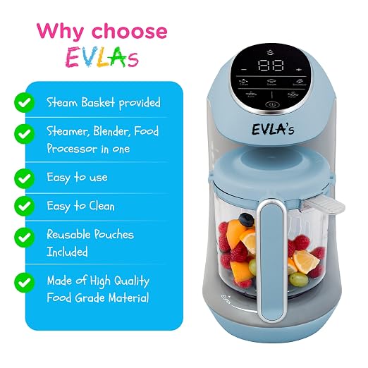 EVLA'S Baby Food Maker, Baby Food Processor - Image 2