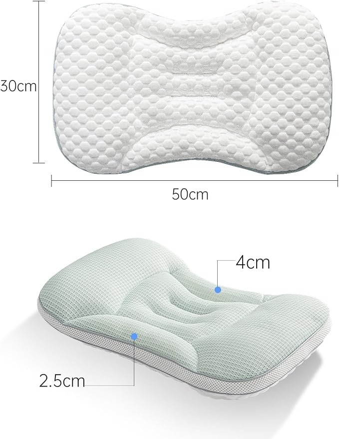 Reidio Toddler Pillows Double Sided Cooling Fabric & Breathable Mesh Kids - Image 2