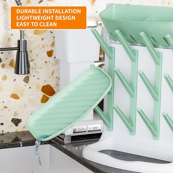 Yieach Larger Vertical Baby Bottle Drying Rack - Image 7