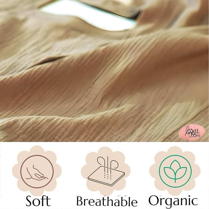 Muslin Nursing Cover for Baby Breastfeeding – Peekaboo Window -100% Breathable - Image 4