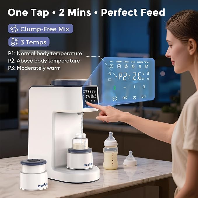 Formula Maker Pro, 2-Minute Quick Mix Baby Formula Dispenser, One-Touch - Image 4