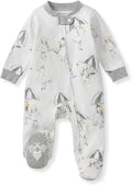 Burt’s Bees Baby Boys' One-Piece Sleep and Play 100% Organic Cotton PJs by BurtsBeesBaby