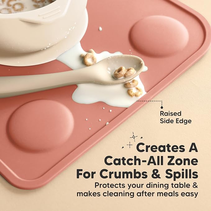 KeaBabies 2-Pack Silicone Placemats - Image 5